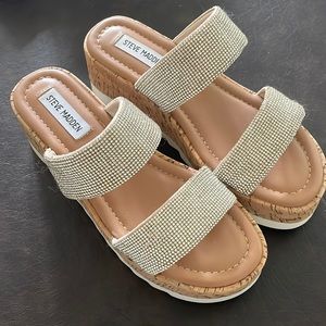 Steve Madden rhinestone sandals